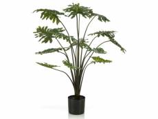 Emerald plante artificielle philodendron en pot 95 cm