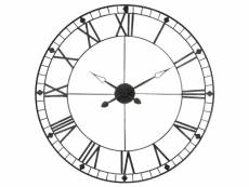 Horloge en métal vintage - gris - atmosphera