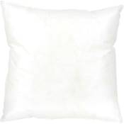 Linnea - Coussin c Malin à recouvrir Fibres polyester 55x55 cm - Blanc