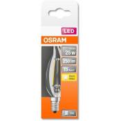 OSRAM Ampoule LED Flamme coup de vent clair filament