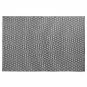 Oviala - Tapis d'extérieur polypropylène gris 180 x 120 cm - Gris