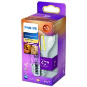 Philips ampoule LED Standard E27 40W Blanc Chaud Claire
