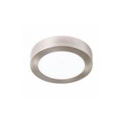Plafonnier led Circulaire Nickel 6W Blanc Froid 6000K