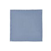 Serviette de table en lin bleu egée 50x50cm