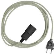Snake Zig-Zag -Lampe plug-in avec câble textile effet