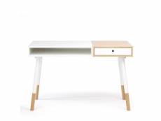 Sonnenblick - bureau design 1 tiroir - couleur - blanc 186003001084
