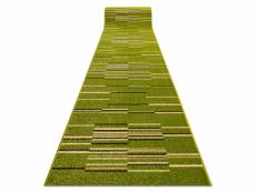 Tapis de couloir heat-set fryz neli vert - lime 80 cm 80x120 cm