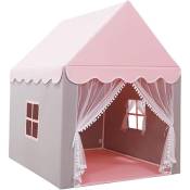 Tente d'intérieur pour enfants avec lumières Cadeau de Noël Tente de jeu pour enfants Tente de princesse Filles Cabine d'intérieur pour enfants [sans