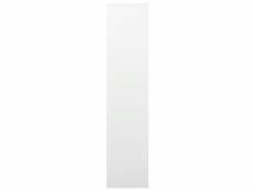 Vidaxl armoire de bureau blanc 90x40x180 cm acier
