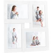 Vidaxl - Collage de cadres photo pour photo de 4x(10x15 cm) Blanc mdf