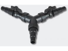 Y-distributeur25/32/38mm tuyau bassin(1"/1 1/4"/1 1/2") valve réglage helloshop26 4216417
