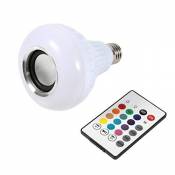 Yosoo Ampoule LED E27 12W RVB Bluetooth Luminaire Couleur
