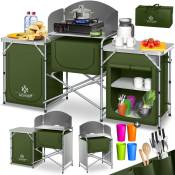 Armoire de camping Cuisine de camping avec structure