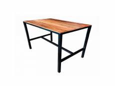 Atelier - table à manger 4 places en bois l110
