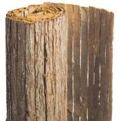 Brise vue en écorces de pin naturel - 6 rouleaux de 2 x 5 m Jardideco