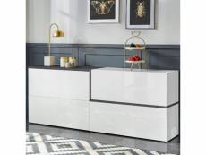Buffet salon cuisine 210cm 4 portes design moderne zet pavin ardesia AHD Amazing Home Design