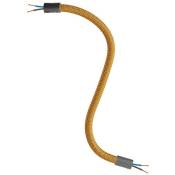 Creative Cables - Kit Creative Flex tube flexible recouvert de tissu RM73 Bronze 30 cm - Noir - Noir