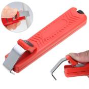 Fortuneville - Outils de sertissage coupe multi-outils câble dénudage couteau coupe-fil outils à main pour le travail du bois dénudage