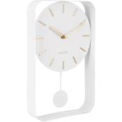 Horloge en métal Pendulum - Blanc