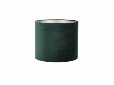 Light & living abat-jour cylindre velours - dutch green - ø35x30cm 2235051