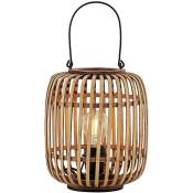 Lindby - Lampe à poser 'Canyana' en bois pour salon & salle à manger - nature