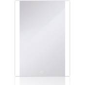 Miroir Salle de Bain avec Eclairage 70 x 50 cm Haloyo Anti-buée,blanc froid