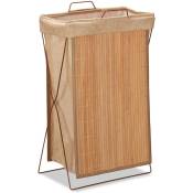Panier corbeille bambou 40 litres panier pliable sac