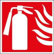 Panneau prévention incendie - panneau exctincteur+flammes - Novap