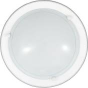 Rabalux - Plafond lumière blanche verre métal ufo / verre opale Ø28,5cm