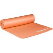Relaxdays - 1x tapis yoga 1 cm épaisseur doux caoutchouc
