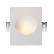 Support d'éclairage encastré led GU10 rectangulaire en blanc plâtre - V-tac