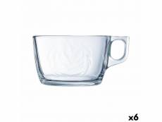 Tasse luminarc barista grand transparent verre (500 ml) (6 unités)