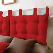 Tête de lit à pattes - 45 x 70 cm - Différents coloris Rouge - Rouge