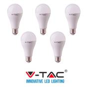 V-tac - 5 ampoules led Ampoule E27 9W Lampes Lumière