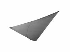 Voile d'ombrage triangulaire 5x5x5m gris foncé