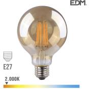 Ampoule led E27 8W Globe G95 équivalent à 55W - Blanc