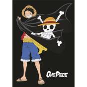 Aymax - Plaid One Piece - Luffy - Noir 140x100 cm