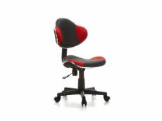 Buerostuhl24 - 633002 - kiddy gti-2 - chaise de bureau enfant - gris/rouge 633002