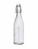 CKB Ltd® French Table Glass Water Bottle 1 litre with