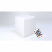 Cube led lumineux 30 cm - Blanc