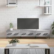 Design In - Meuble TV,Banc tv sonoma gris 150x36x30