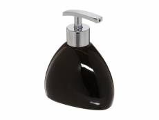 Distributeur à savon ou lotion en céramique noire 250 ml - five