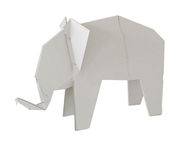 Figurine My Zoo Eléphant / Small - L 53 x H 33 cm - Magis blanc en papier