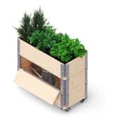 HerbsBox Advanced - bac à herbes avec roulettes et