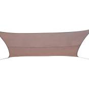 Hesperide - Voile d'ombrage rectangulaire 2 x 3 m Curacao - Taupe