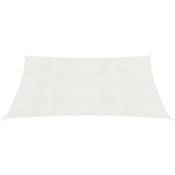 Inlife - Voile d'ombrage 160 g/m² Blanc 2x5 m pehd