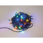 Light Creations - Shimmerlight led - 16 m - 740 led - multicolore - câble vert - modulateur - 24 v