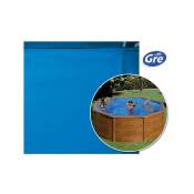 Liner bleu pour piscine hors sol ronde GRE Pool - Dimensions piscine: ø 4,60 x 1,20 m
