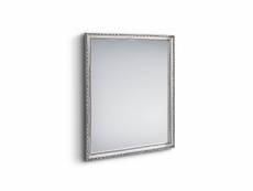 Lola - miroir avec cadre - argenté - 34x45cm