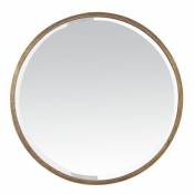 Miroir métal rond doré Ø 60 cm